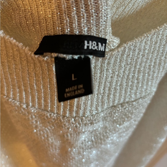 Silver Metallic Hallow Out Dress - Picture 2 of 3